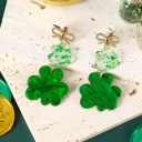  Estrella Pendant Bow Stud Earrings