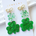  Estrella Pendant Bow Stud Earrings