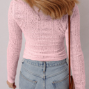  Etta Sleeve Cropped top Long Sleeve Top