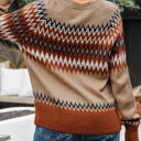  Eva Aztec Crew Neck Sweater