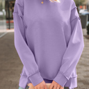  Eva Drop Shoulder Baggy Pullover