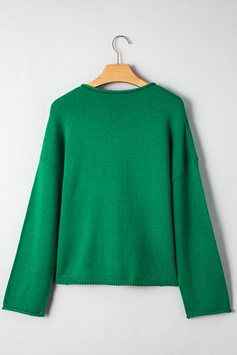 Evatyn Knit Drop Shoulder Sweater