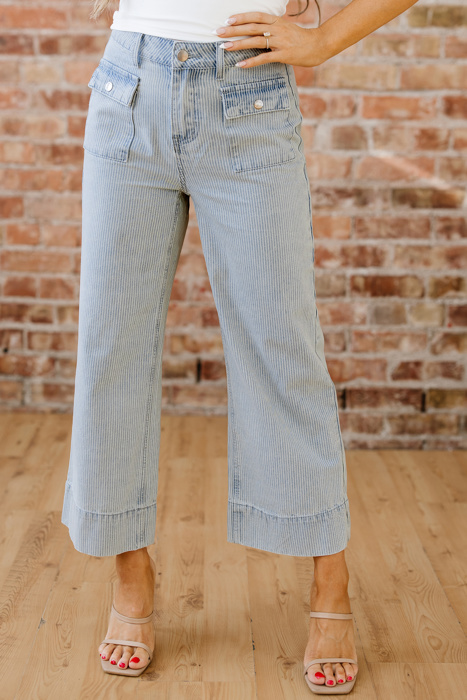 Eve Hem Wide Leg Jeans