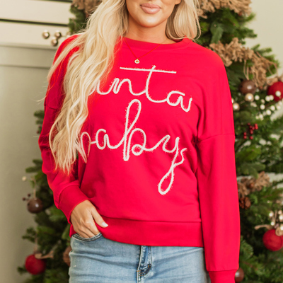 Evelyn Baby Tinsel Graphic Sweatshirt