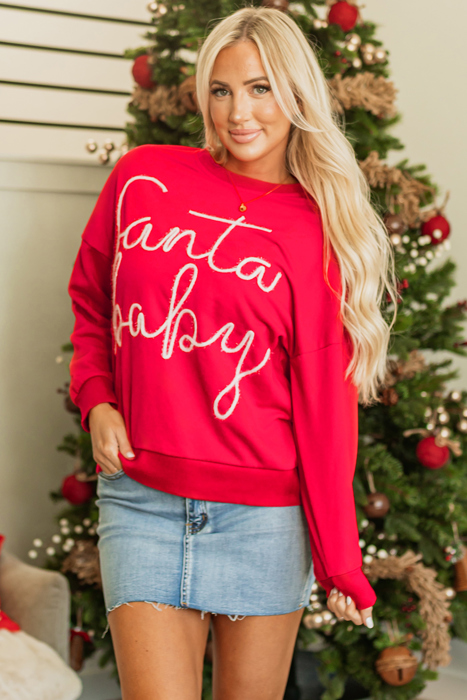 Evelyn Baby Tinsel Graphic Sweatshirt