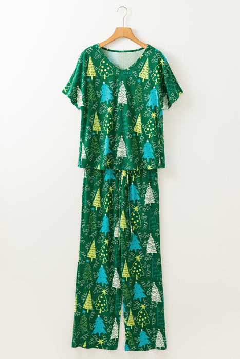 Evelyn Christmas Tree Print Tee