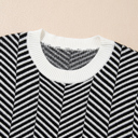  Evelyn Edge Drop Shoulder Sweater