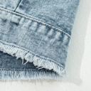  Evelyn Flap Frayed Detail Vest