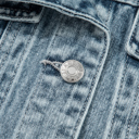  Evelyn Flap Frayed Detail Vest