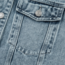  Evelyn Flap Frayed Detail Vest