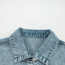  Evelyn Flap Frayed Detail Vest