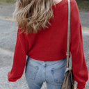  Evelyn Knit Drop Shoulder Sweater