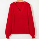  Evelyn Knit Drop Shoulder Sweater