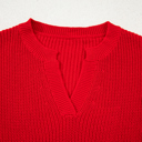  Evelyn Knit Drop Shoulder Sweater