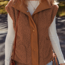  Evelyn Knot Side Plush Vest