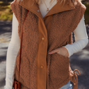 Cinnamon Medium Evelyn Knot Side Plush Vest