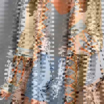 Evelyn Open Front Knitted Cardigan