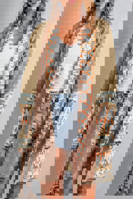 Evelyn Open Front Knitted Cardigan