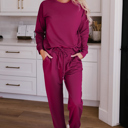  Evelyn Pants Lounge Set Long Sleeve Top