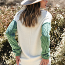  Evelyn Patched Drop Shoulder Sweater