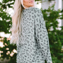  Evelyn Print Stitching Loose Long Sleeve Top