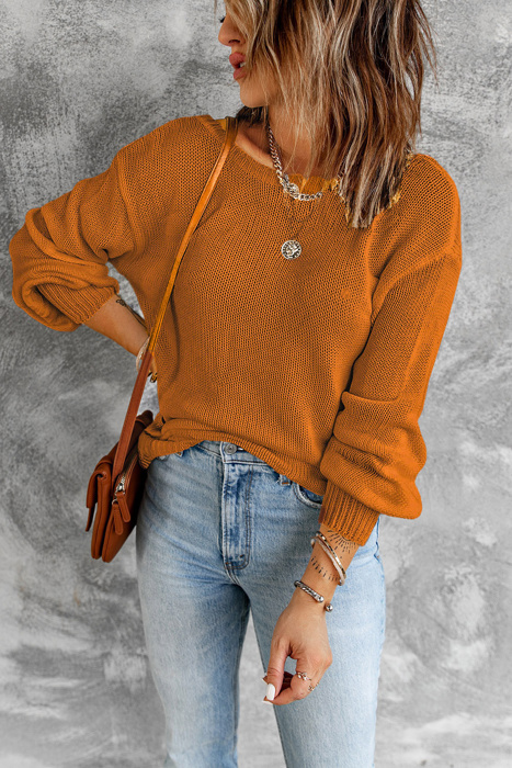 Isabella Back Cut Out Sweater