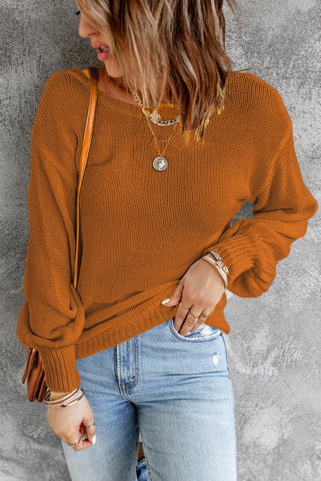 Isabella Back Cut Out Sweater