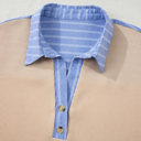  Evelynn Waffle Knit Collared PLUS Top