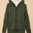  Everly Fur Hood Horn Sweater