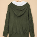  Everly Fur Hood Horn Sweater