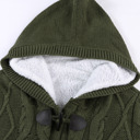  Everly Fur Hood Horn Sweater