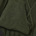  Everly Fur Hood Horn Sweater