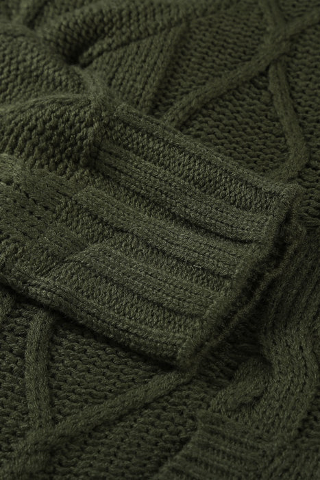 Everly Fur Hood Horn Sweater