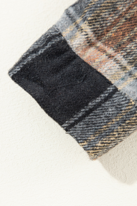 Everly Rounded Hem Plaid Shacket