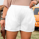  Evie Plus Size Bow Decor Pockets Shorts