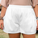  Evie Plus Size Bow Decor Pockets Shorts