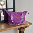 Purple Expandable Tote