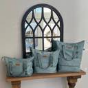 Seafoam Expandable Tote