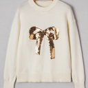 White XL Faith Graphic Christmas Holiday Sweater