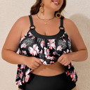  Felicity Wide Strap Floral PLUS Top