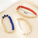  Flag Theme Beaded Triple Layer Bracelets