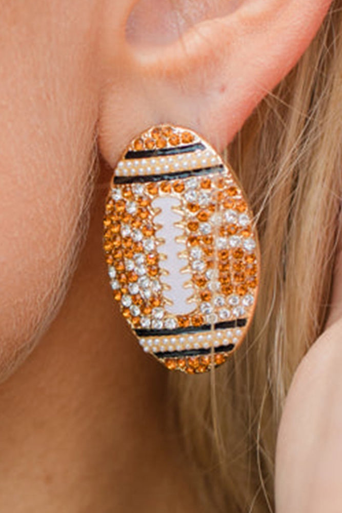 Football Game Day Stud Earrings