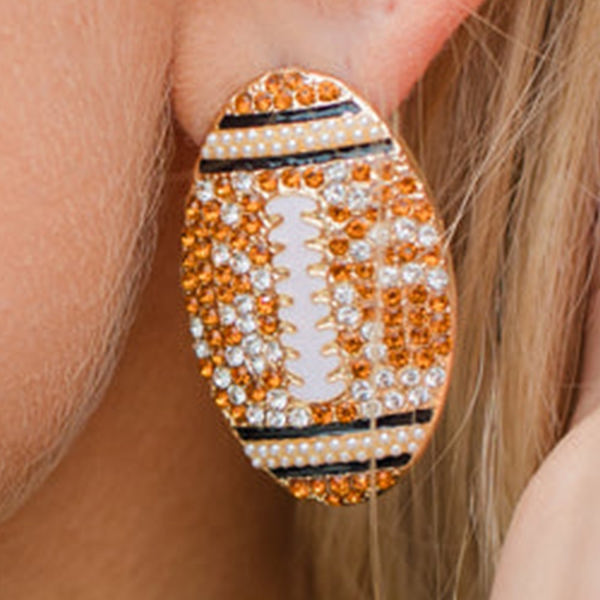 Football Game Day Stud Earrings