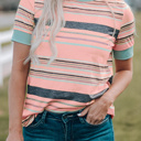 Pink Medium Frances Stripes Shirt