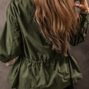  Francesca Tight Waist Collared Jacket