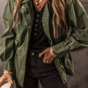  Francesca Tight Waist Collared Jacket