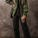  Francesca Tight Waist Collared Jacket