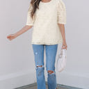  Frankie Eyelet Embroidered Casual Blouse