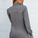  Frankie Ribbed Patchwork Sweatshirt Dress