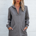  Frankie Ribbed Patchwork Sweatshirt Dress